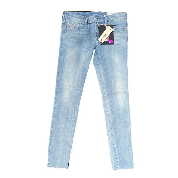 Diesel Skinzee Super Slim Skinny‎ Waist 0608Q Wash Women's Jeans 28 NWT - Picture 1 of 3